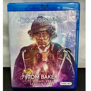 BBC Doctor Who Tom Baker (Fourth Doctor) Complete Season 3 Blu-Ray, 8 Disc Set